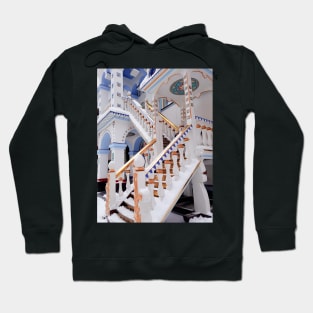 Traditional Russian Wooden Architecture in Moscow Hoodie